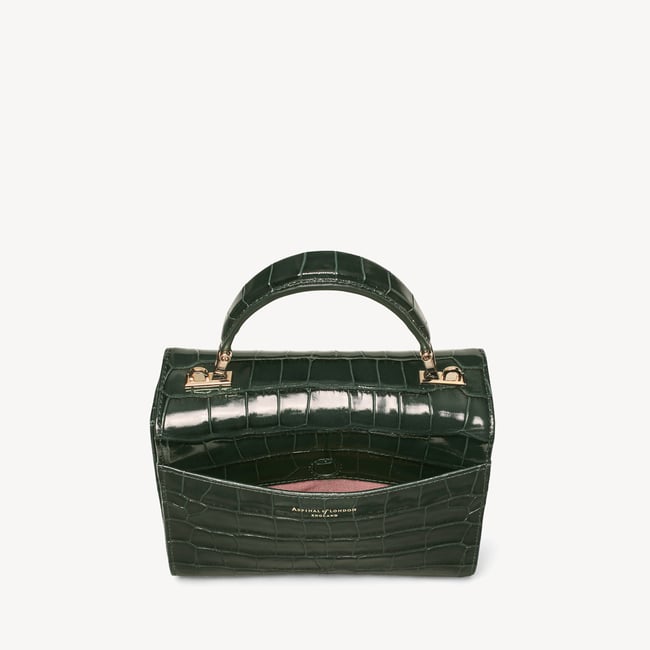 Midi Mayfair® Deep Shine Evergreen Croc