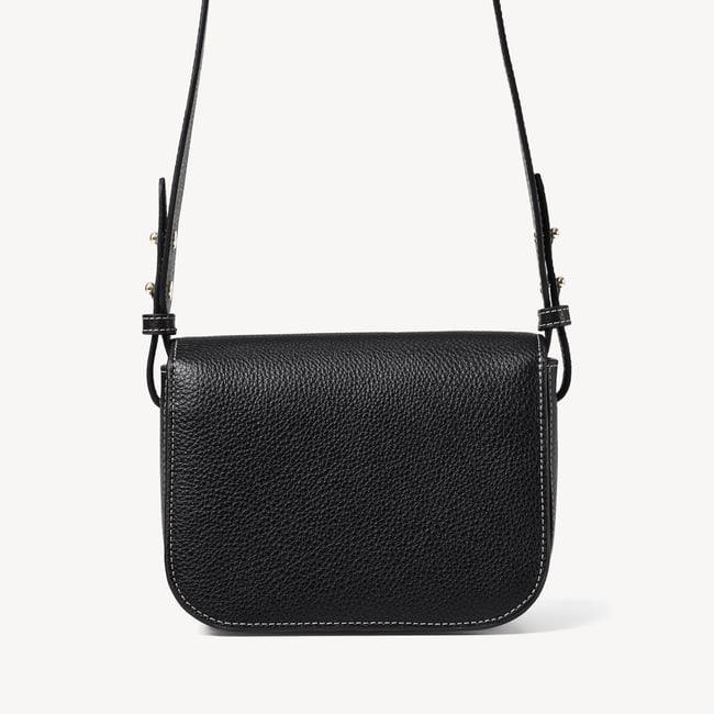Ella Crossbody Black Milled Pebble