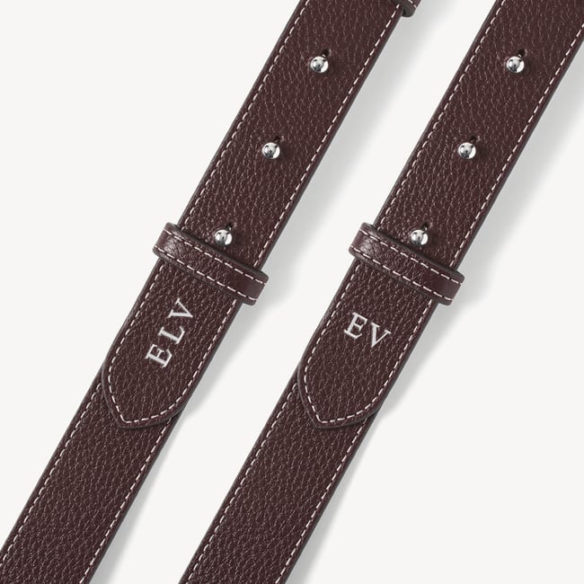 Ella Crossbody Wine Milled Pebble