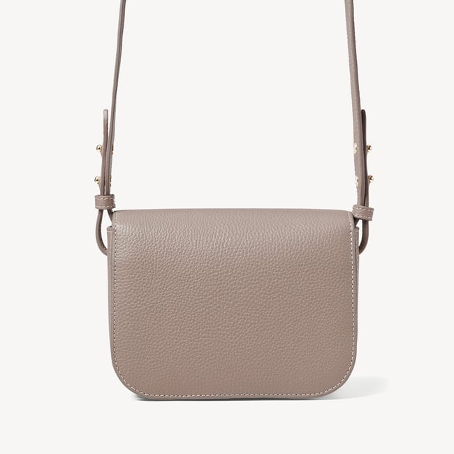 Ella Crossbody Moleskin Milled Pebble