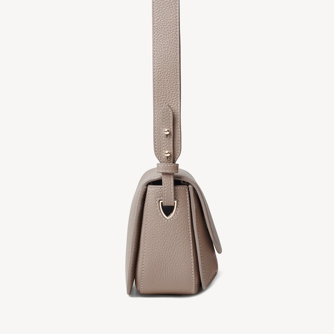 Ella Crossbody Moleskin Milled Pebble