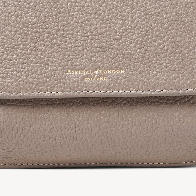 Ella Crossbody Moleskin Milled Pebble