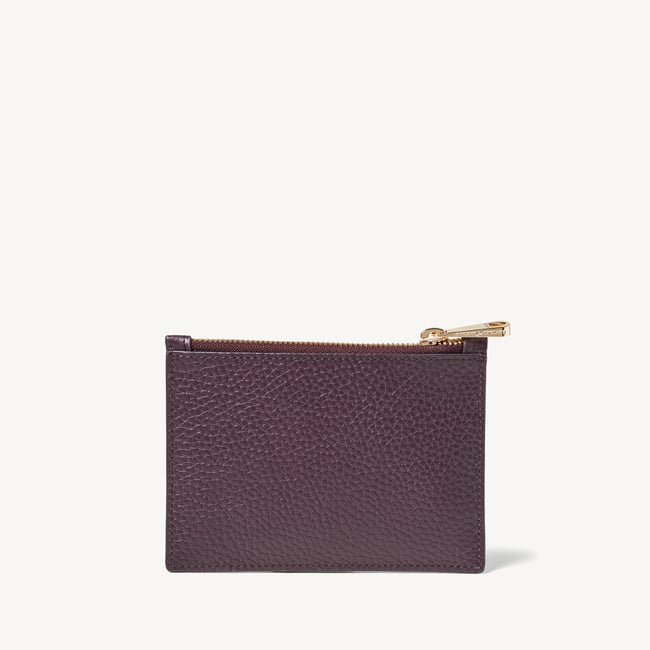 Small Essential Flat Pouch Fig Pebble