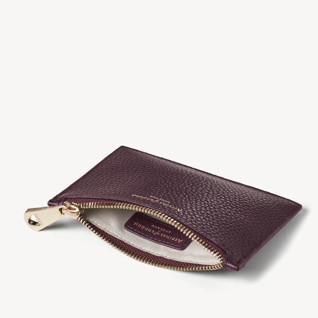 Small Essential Flat Pouch Fig Pebble