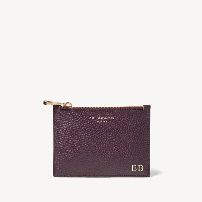 Small Essential Flat Pouch Fig Pebble
