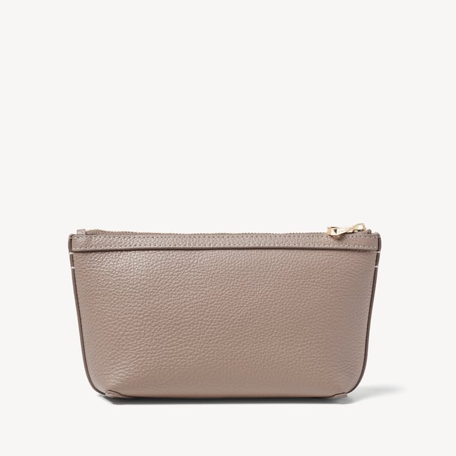 Hudson Small Pouch Moleskin Milled Pebble