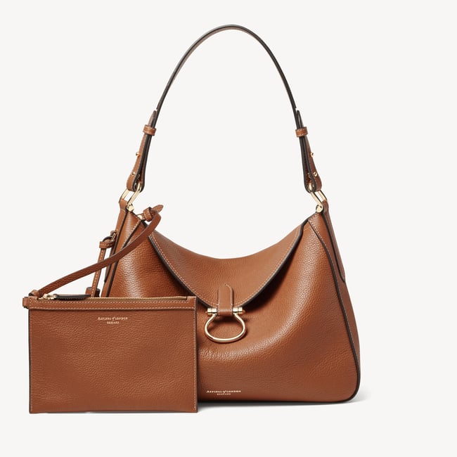Bella Hobo Tan Milled Pebble