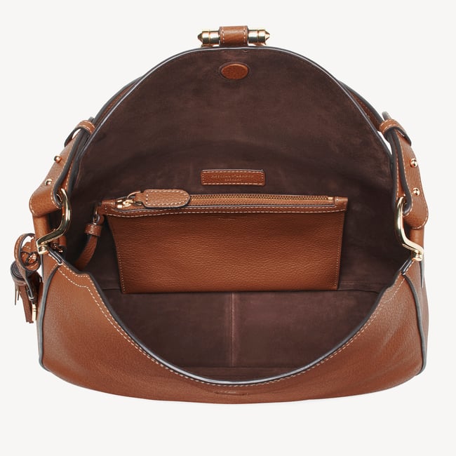 Bella Hobo Tan Milled Pebble