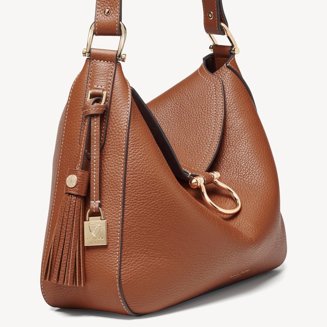 Bella Hobo Tan Milled Pebble