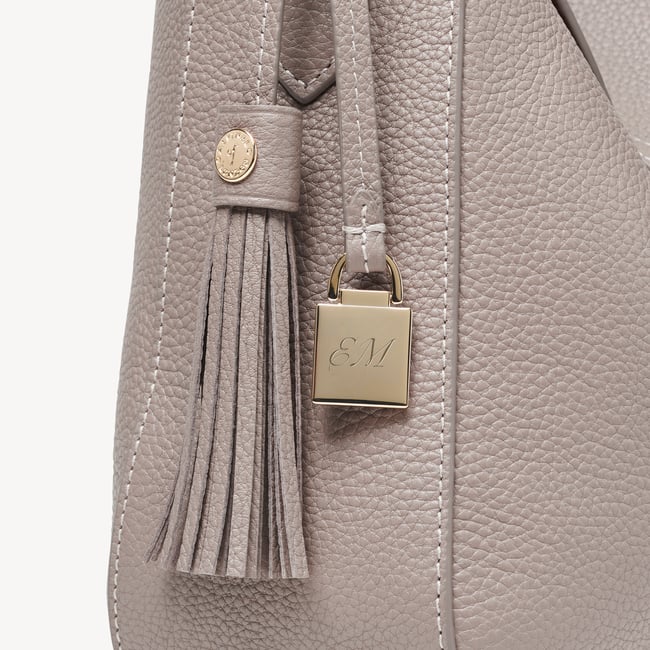 Bella Hobo Moleskin Milled Pebble
