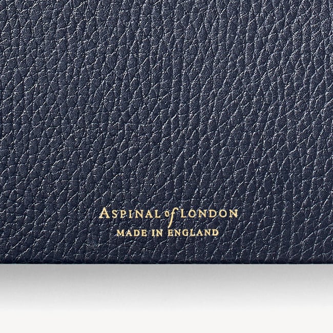 2027 A4 Day to Page Diary Navy Pebble