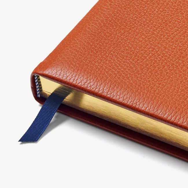 2027 A4 Day to Page Diary Marmalade Pebble