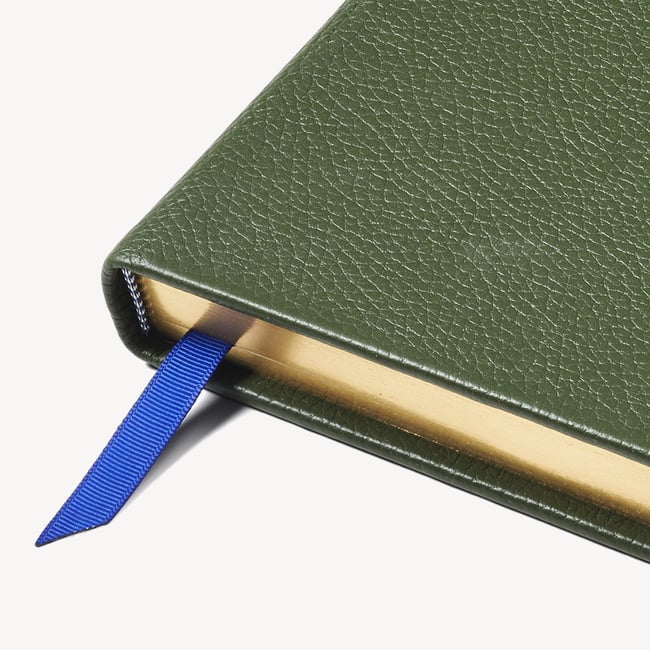 2027 A4 Day to Page Diary Racing Green Pebble