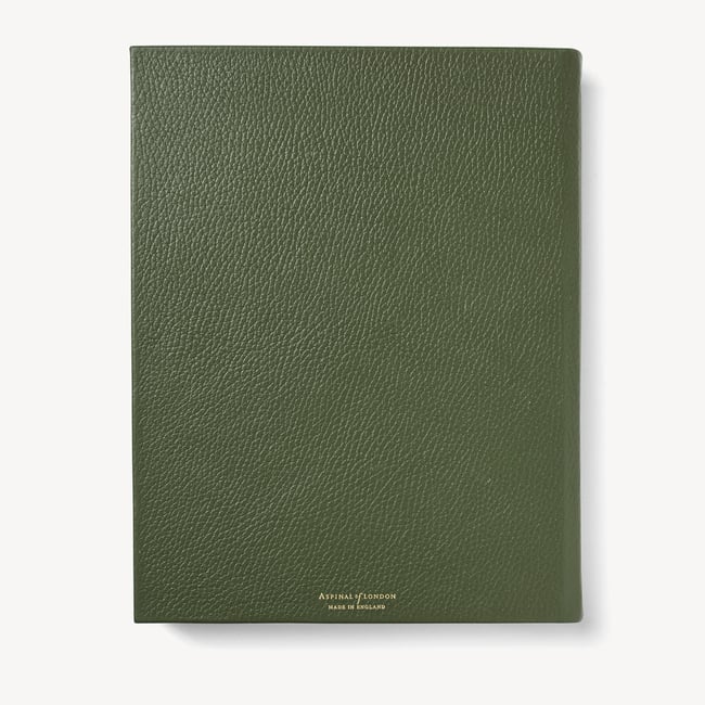 2027 A4 Day to Page Diary Racing Green Pebble