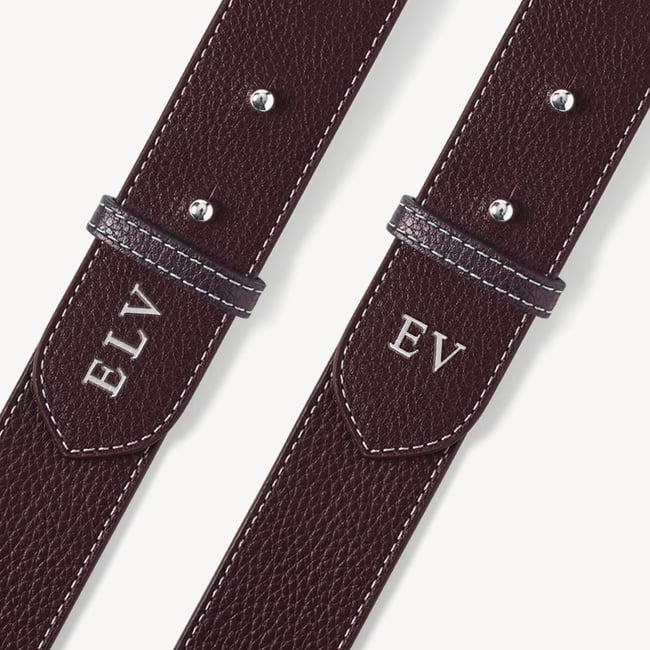 Ella Grande Crossbody Wine Milled Pebble