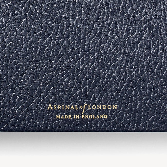 2027 A4 Week to View Diary Navy Pebble