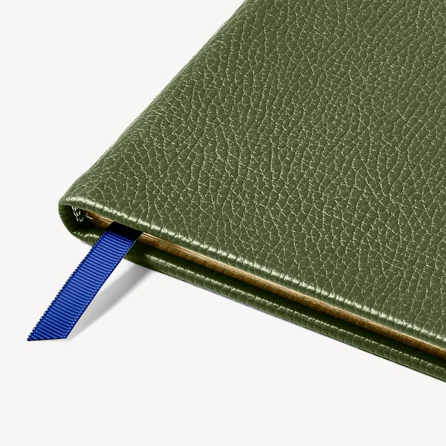 2027 A4 Week to View Diary Racing Green Pebble