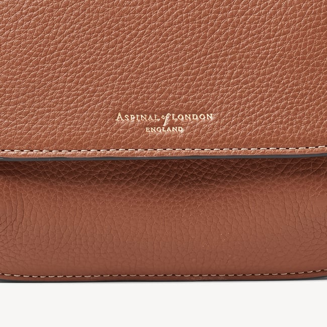 Ella Crossbody Tan Milled Pebble