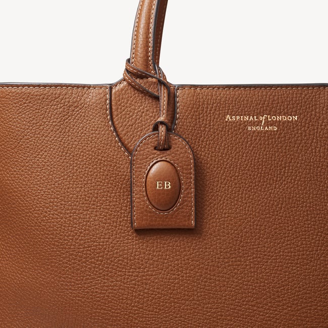 Hudson Perso Charm Tan Milled Pebble