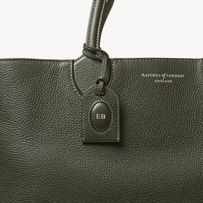 Hudson Perso Charm Forest Green Milled Pebble
