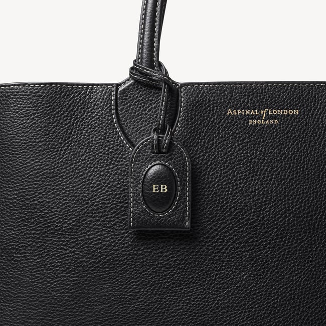 Hudson Perso Charm Black Milled Pebble
