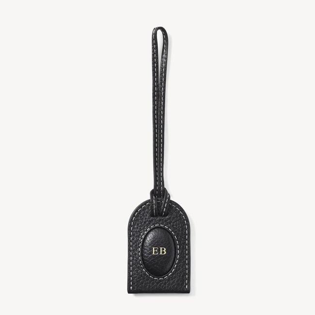 Hudson Perso Charm Black Milled Pebble