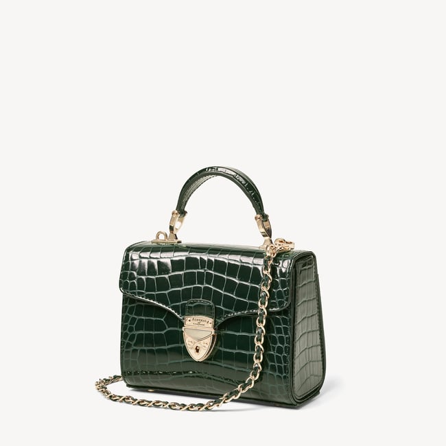 Mini Mayfair® Evergreen Patent Croc