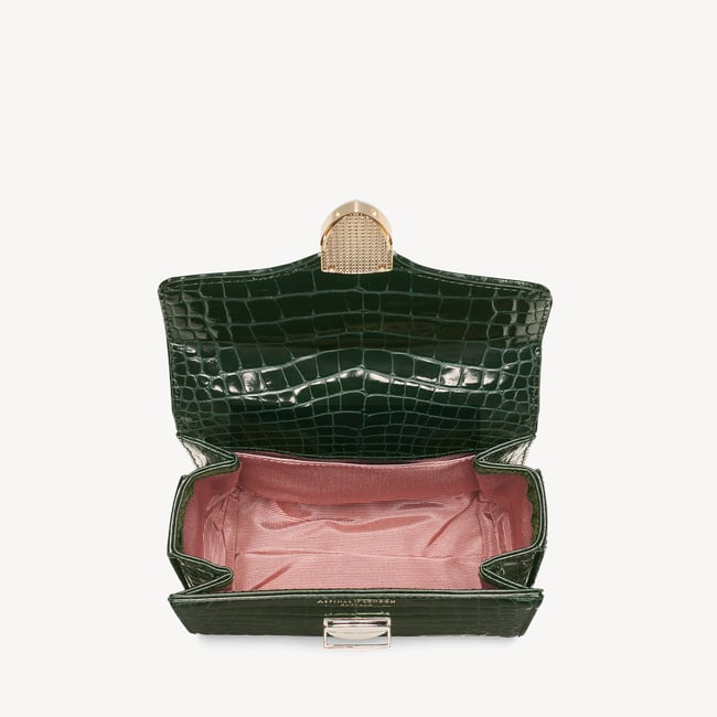 Mini Mayfair® Evergreen Patent Croc