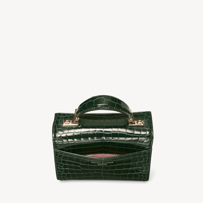 Mini Mayfair® Evergreen Patent Croc