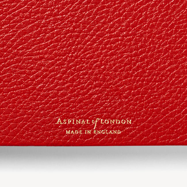 2027 A5 Day to Page Diary Cardinal Red Pebble