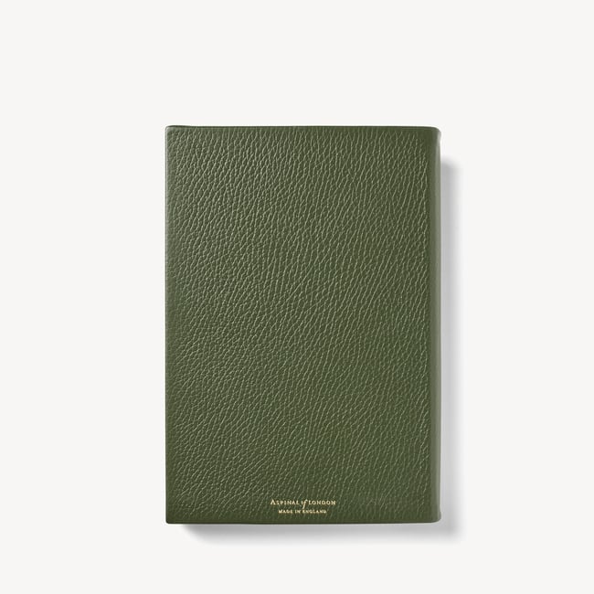 2027 A5 Day to Page Diary Racing Green Pebble
