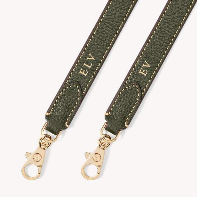 Hudson Midi Forest Green Milled Pebble