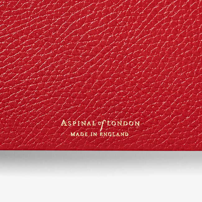2027 A5 Week to View Diary Cardinal Red Pebble