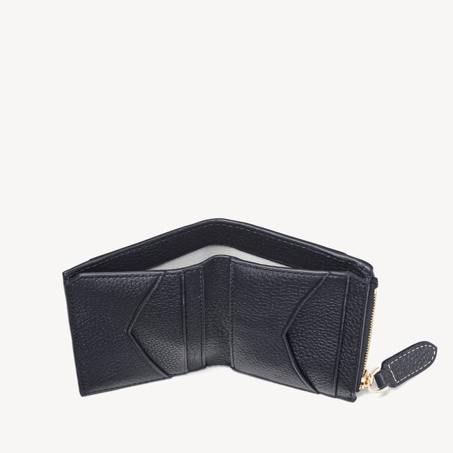 Hudson Multi-Use Pocket Wallet Classic Navy Milled Pebble