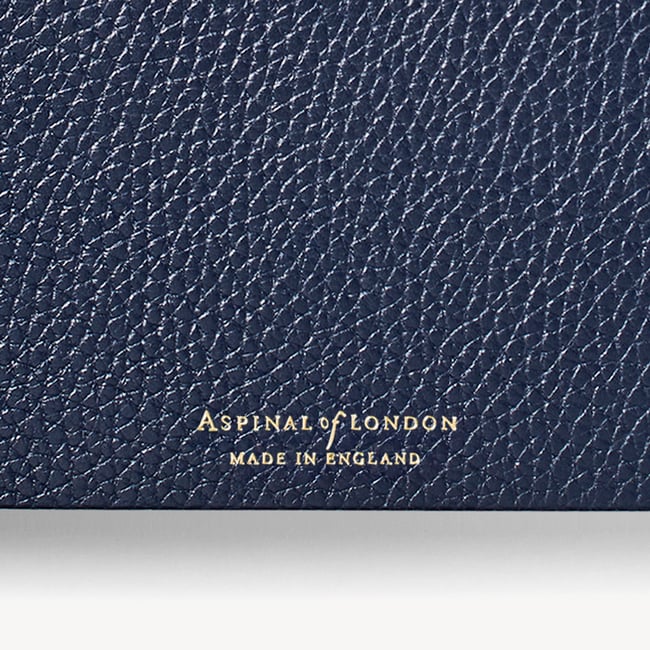 2027 A5 Day to Page Diary Navy Pebble