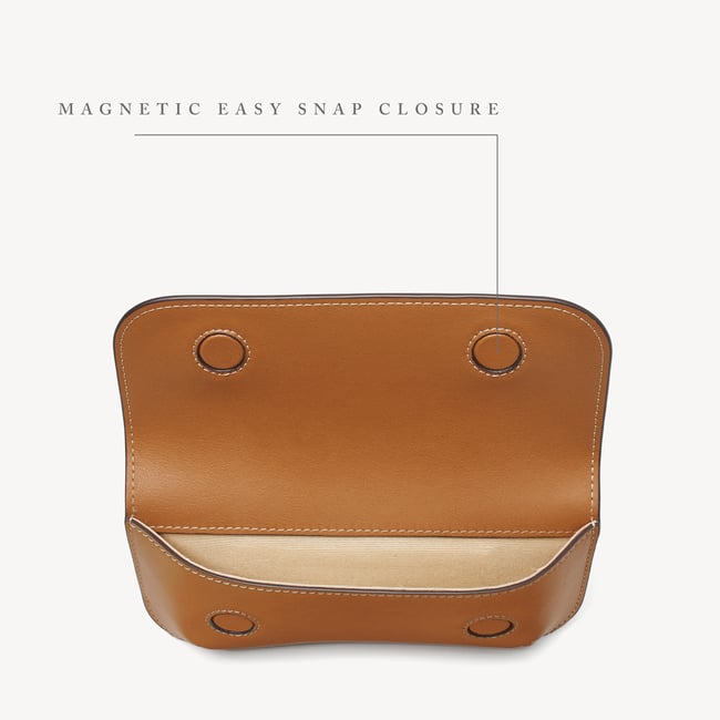 Ella Sunglasses Case Smooth Tan