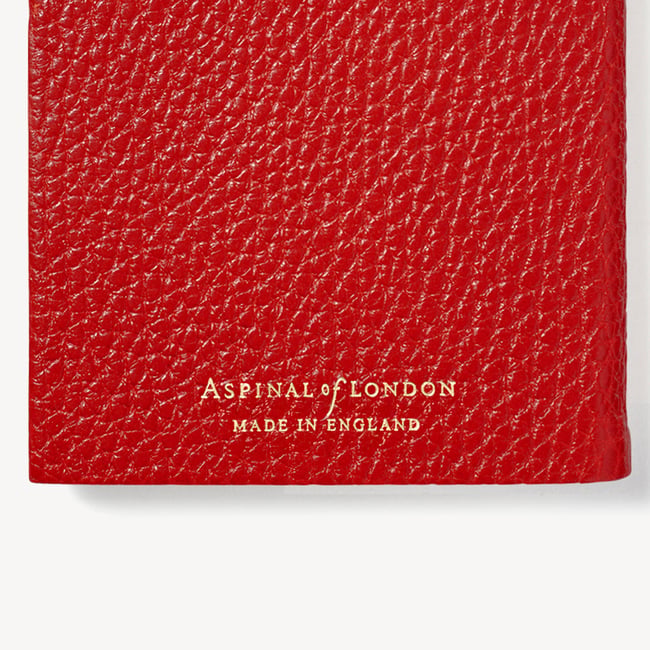 2027 Slim Pocket Diary Cardinal Red Pebble