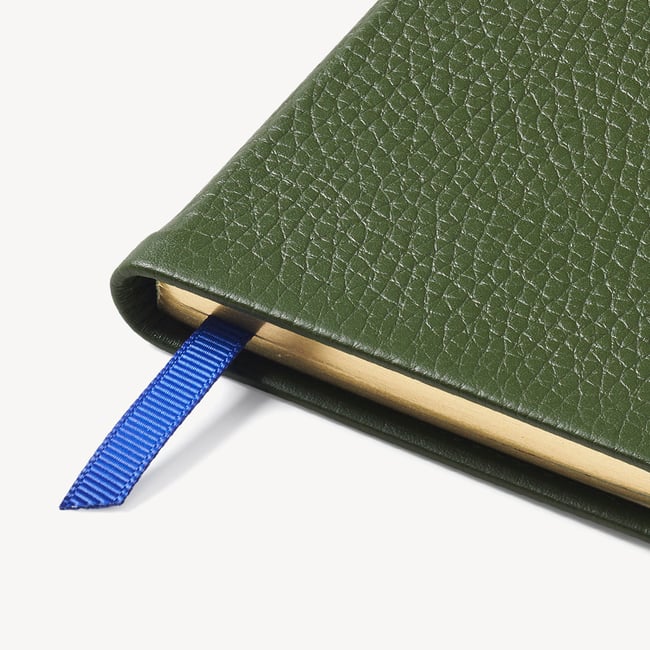 2027 Slim Pocket Diary Racing Green Pebble