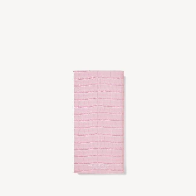 2027 Slim Pocket Diary Deep Shine Powder Lilac Small Croc
