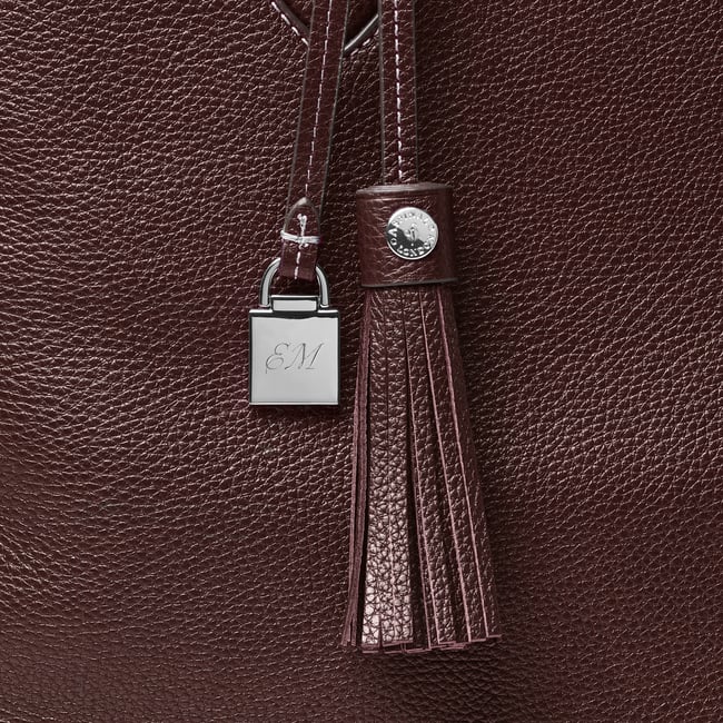 Hudson Tote Wine Milled Pebble
