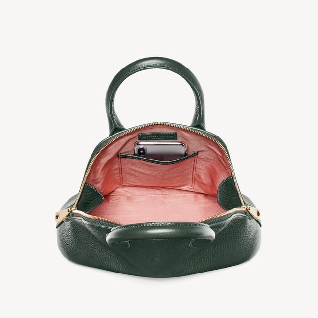 Holly Bag Evergreen Pebble