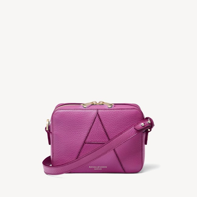 Camera Crossbody Hibiscus Pebble