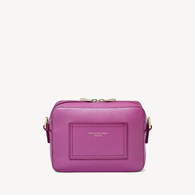 Camera Crossbody Hibiscus Pebble