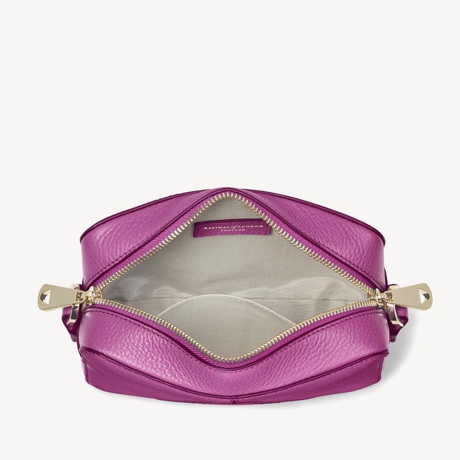 Camera Crossbody Hibiscus Pebble