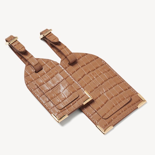 Travel Collection Deep Shine Caramel Small Croc