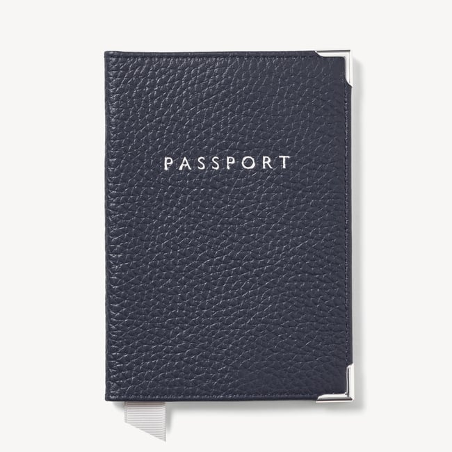 Zipped Travel Collection Navy Pebble