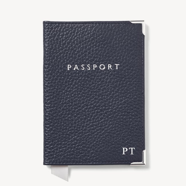 Zipped Travel Collection Navy Pebble