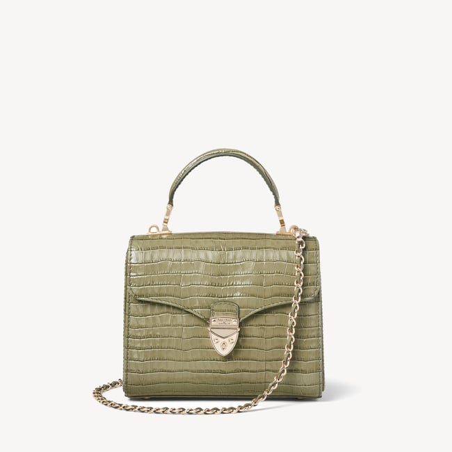 Midi Mayfair® Deep Shine Fern Small Croc