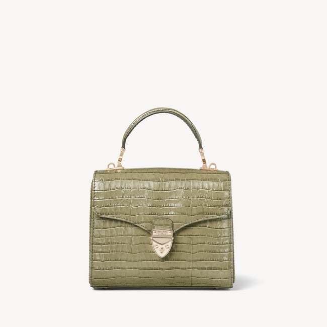 Midi Mayfair® Deep Shine Fern Small Croc