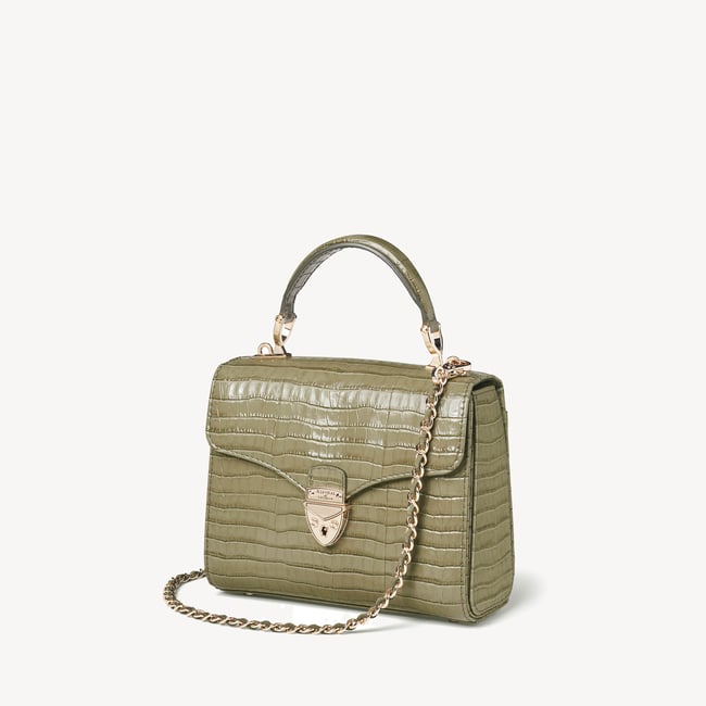 Midi Mayfair® Deep Shine Fern Small Croc